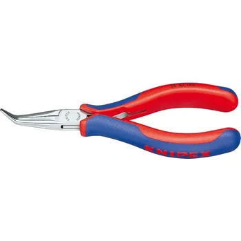 Kleště Kleště pro elektroniku půlkulaté vyhnuté 145mm KNIPEX 3582145