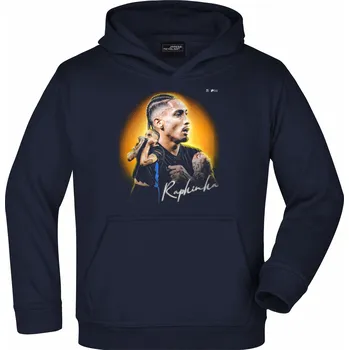 Bavlněná mikina Raphinha Barva: Námořnická modrá/Navy, Velikost: 146/152 - 11/12