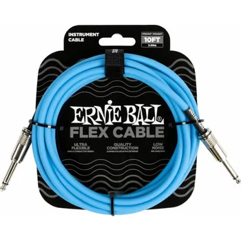 Ernie Ball Flex 3 m Rovný - Rovný Nástrojový kabel