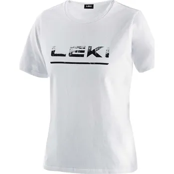 Dámské tričko dámské tričko LEKI Logo T-Shirt LEKI Women white-black - L