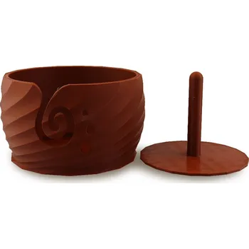 Organizér galanterie Pro Háčkování Sada miska s nástavcem OPTIK XL Hnědá