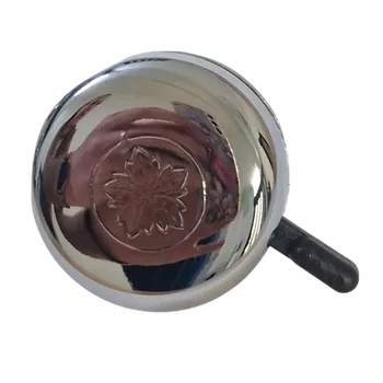 Zvonek na kolo Zvonek s pětilístkem chromovaný