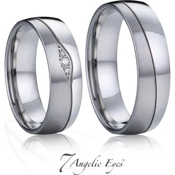 Prsten 7 Angelic Eyes Ocelový pánský snubní prsten 035 - Quasimodo Velikost: 60