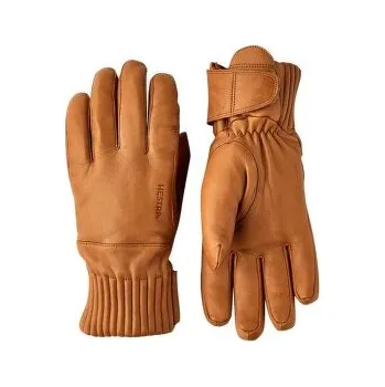 Rukavice Hestra Idre Wool - 5 finger Kork hnědá 10