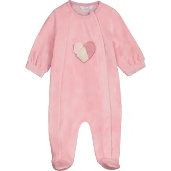 Kojenecké oblečení MAYORAL dětský sametový overal DR sv. růžová vel. 55 cm