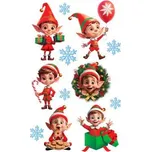 Dočasné tetování dětské - Vánoce - 12 ks
