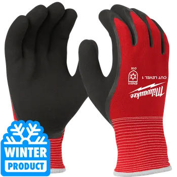 Pracovní oblečení MILWAUKEE 72(párů) x Zimní rukavice odolné proti proříznutí Stupeň 1 XL/10