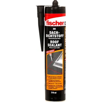 Průmyslové lepidlo FISCHER DD Bitumenový těsnící tmel na střechy černý - 310ml