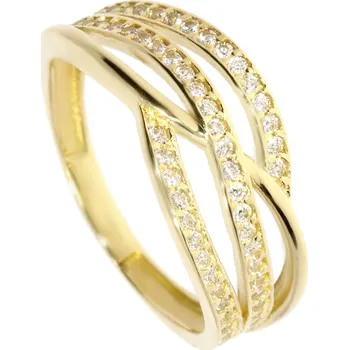 Prsten Zlatnictví Helios Prsten zirkonový zlatý