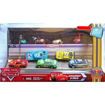 autíčko Speedway 9-pack (King, Chick...) - exkluzivní balení 9 autíček z filmu Cars (Auta) - Cars (Auta)