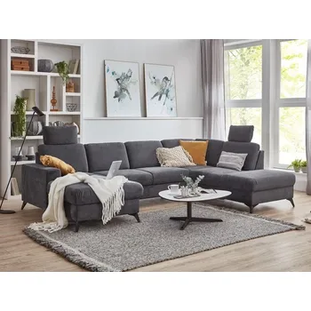 Sedací souprava Rohová rozkládací sedací souprava do U LOLLAND 2 Pravý roh