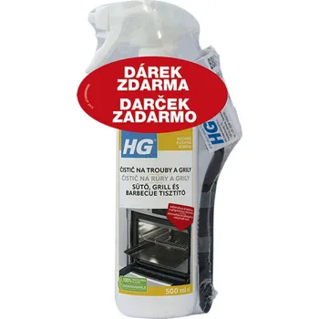 Univerzální čisticí prostředek HG čistič na trouby a grily + kartáč 500 ml