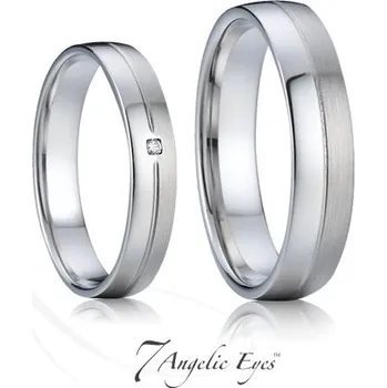 Prsten 7 Angelic Eyes Stříbrný dámský snubní prsten 008 - Mařenka Velikost: 51