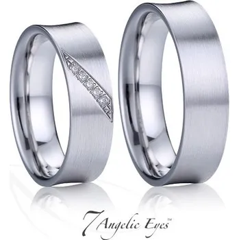 Prsten 7 Angelic Eyes Stříbrný dámský snubní prsten 032 - Frida Velikost: 54