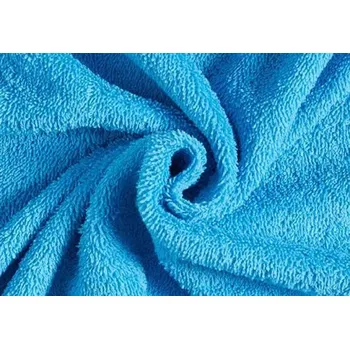 Froté azurově modré, látka, metráž