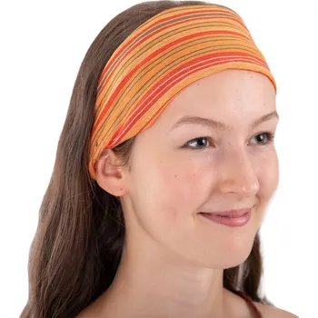 Pruhovaná látková čelenka Garis Oranye, Sittar.cz