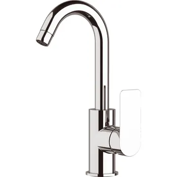 Vodovodní baterie Hopa Arno 72 Umyvadlová baterie vysoká, nikl broušený, BAREI72C08