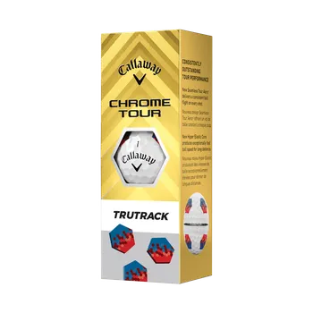 Golfový míček Callaway Chrome Tour TruTrack (3pcs), White