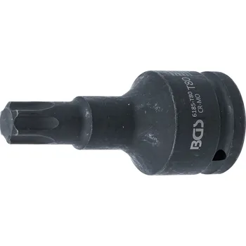 BGS Hlavice zástrčná tvrzená, délka 100 mm, 20 mm (3/4"), T-profil (pro Torx) T80 - BGS 6185-T