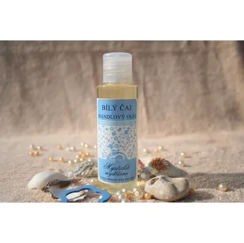 Tělový olej Mandlový tělový olej Bílý čaj 110ml