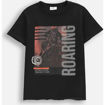 Chlapecké tričko Bavlněné tričko Coccodrillo WC5143205WBJ černá 99X, vel. 158