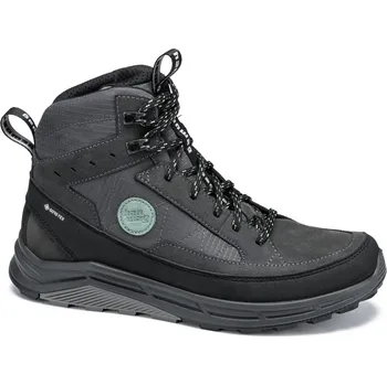 Pánská sportovní obuv Pánská turistická obuv HANWAG Rotpunkt Light Mid GTX Asphalt/Black - 46,5