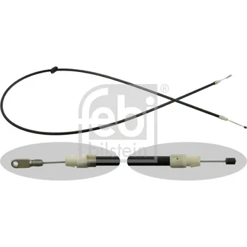 Lanko parkovací brzdy Tažné lanko, parkovací brzda FEBI BILSTEIN 18122