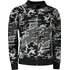 Pánská mikina Ombre AB1028 šedá/camo, M