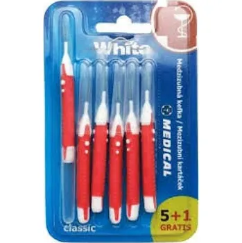 Dentální hygiena Profexy Medical white mezizubní kartáčky 6 kusů