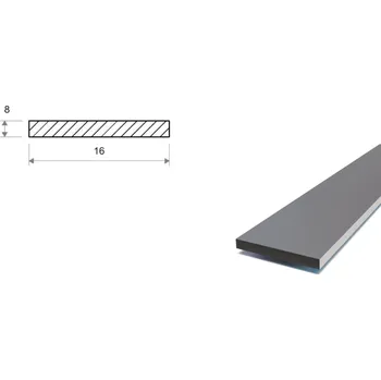 Stavební profil Plochá ocel 16x8