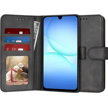 Pouzdro na mobilní telefon Techsuit Diary Book pro Samsung Galaxy A17 5G A17 4G černá
