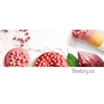 BARRY CALLEBAUT BELGIUM N.V. SLEVA - MONA LISA CRISPPEARLS - KŘUPINKY RUBY 800g - MINIMÁLNÍ TRVANLIVOST 04.12.2025