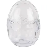 Skleněná dóza s víkem ve tvaru vejce – Ø 9*12 cm 221068596