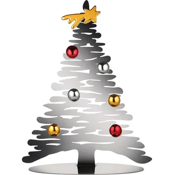 Vánoční dekorace Alessi, Vánoční dekorace Bark For Christmas stříbrná - Formadore