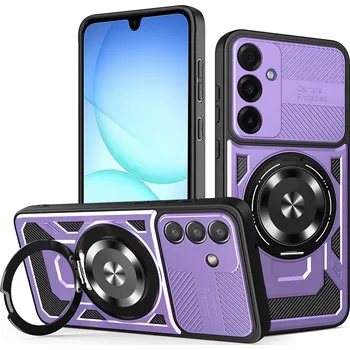 Pouzdro na mobilní telefon Techsuit RuggedCam pro Samsung Galaxy A17 5G A17 4G fialová