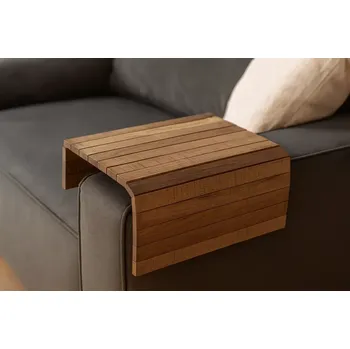 Hnědá dřevěná područka na pohovku - De Eekhoorn