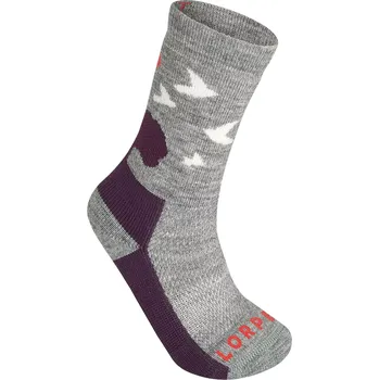 Pánské ponožky Dětské ponožky Lorpen Midweight Hiker Eco Kids GREY 35-38 EU