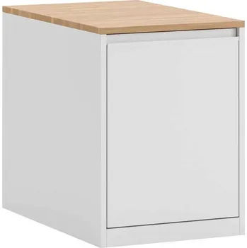 Psací stůl Podstavec pod stůl pro studentské pokoje a kanceláře, bílý - Bílá , Vlevo (podstavec)