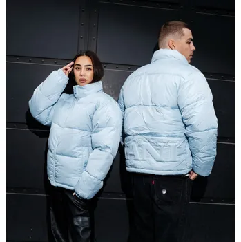 Pánská casual bunda Péřová bunda Karl Kani - Small Signature Embossed Logo Puffer Jacket - Blue velikost M