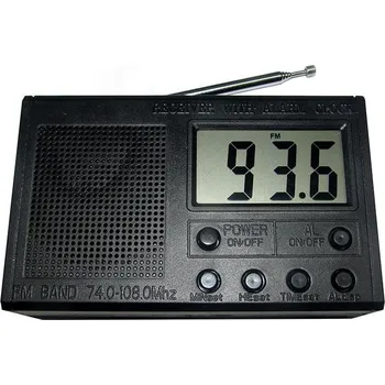 Elektronická stavebnice Kapesní přijímač FM s LCD displejem a hodinami W006