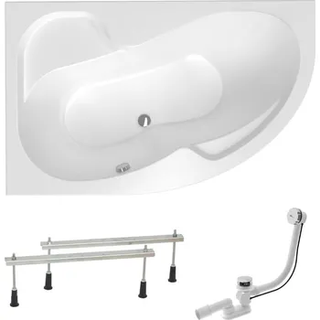 Vana Laguna Asymetrická vana Laguna Fortuna Plus 160x100 cm akrylát levá SIKOFO1600LAN SIKOFO1600LAN