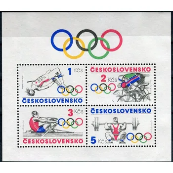 Poštovní známka Českosloveská pošta (1984) Pof. A 2667 ** - Československo - Sport - olympijské hnutí