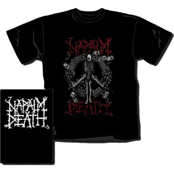 Pánské tričko import Německo Napalm Death - Dystopian Peace Sign černá