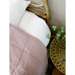 Růžový bavlněný přehoz s opraným vzhledem Vintage Quilt - 260*240cm 156144903