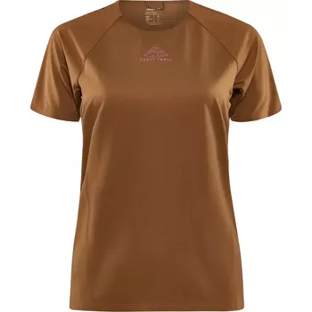 Dámské běžecké triko Craft PRO Trail SS hnědá S
