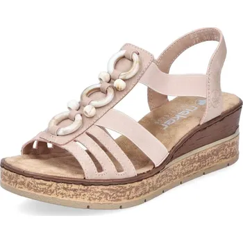 Dámské sandále Dámské sandály RIEKER 63778-31 růžová S5 42