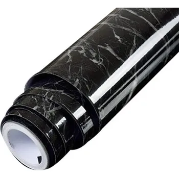 Lepicí páska Samolepicí páska s mramorovým efektem (45 cm x 3 m), 00955 - Černá