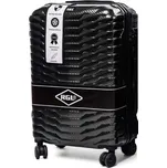 Rogal Černý extravagantní skořepinový kufr "Shiny" - L (65l) 228234440