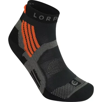 Pánské ponožky Pánské běžecké ponožky Lorpen Trail Running Padded Eco 2738 ANTHRACITE/ORANGE 43-46 EU