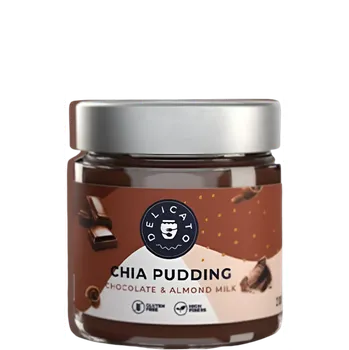 Chia pudink čokoládový Delicatofood 200g